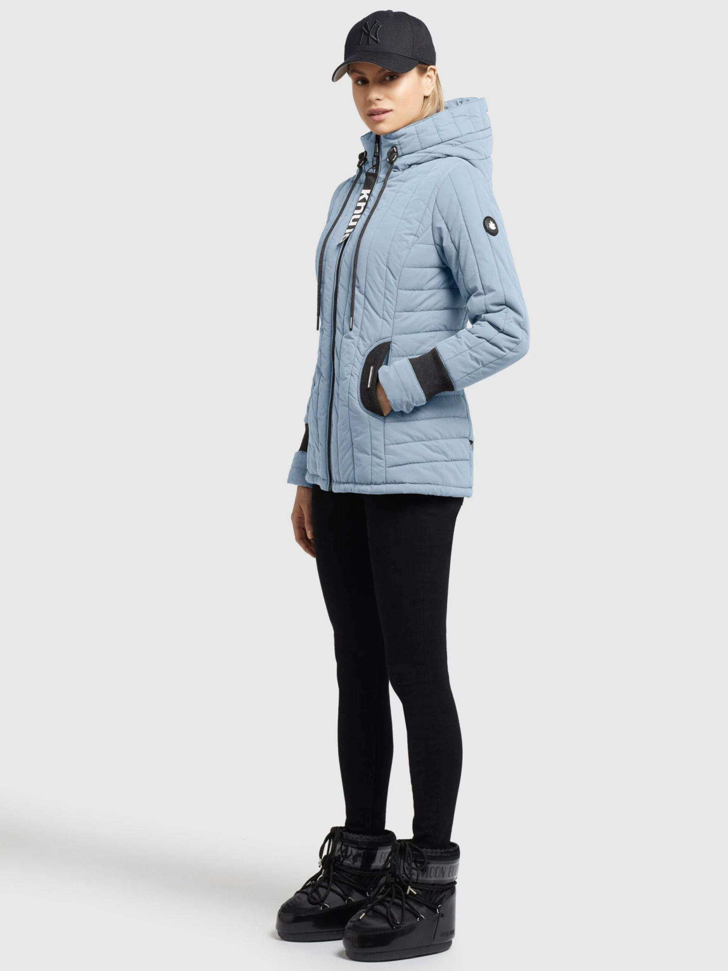 Khujo Vestes De Mi-saison Veste Mi-saison Tweety Femme Bleu Fumé 3 Khujo Vestes De Mi-saison Veste Mi-saison Tweety Femme Bleu Fumé - Image 3