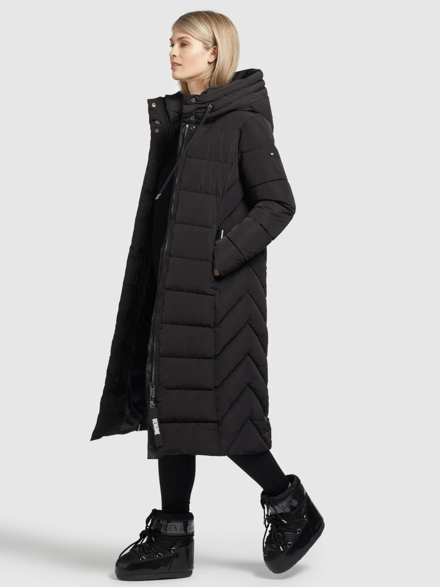 Khujo Manteaux Dhiver Manteau D’hiver Gamber Femme Noir 3 Khujo Manteaux Dhiver Manteau D’hiver Gamber Femme Noir - Image 3