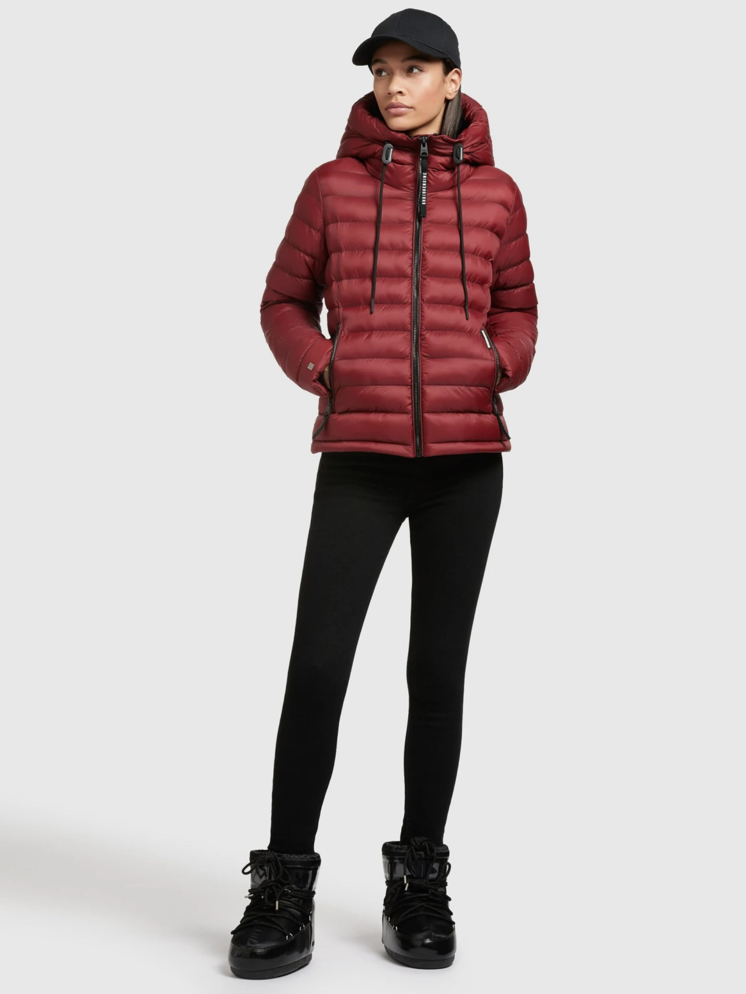Khujo Vestes Dhiver Veste D’hiver Lona Shine Femme Rouge Rouille 3 Khujo Vestes Dhiver Veste D’hiver Lona Shine Femme Rouge Rouille - Image 3