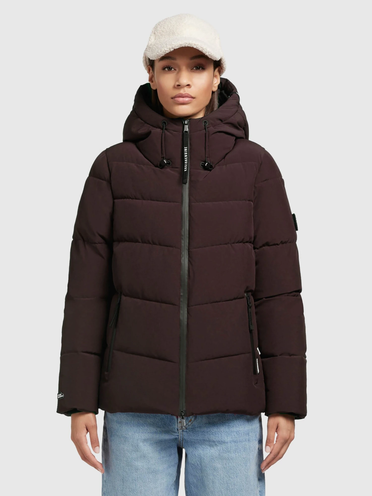 Khujo Vestes Dhiver Veste D’hiver Fames Femme Lie De Vin 2 Khujo Vestes Dhiver Veste D’hiver Fames Femme Lie De Vin - Image 2