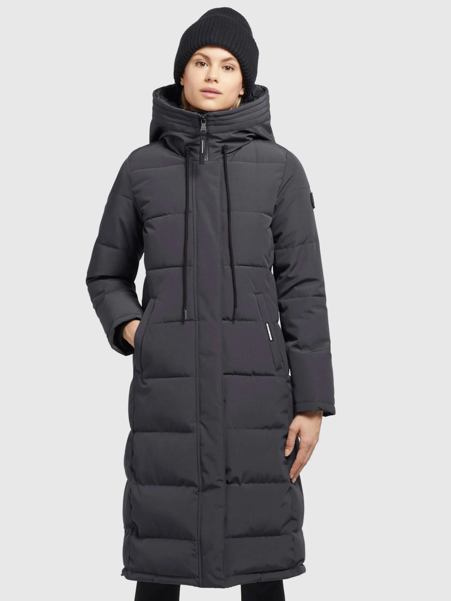 Khujo Manteaux Dhiver Manteau D’hiver Rugg Femme Graphite 2 Khujo Manteaux Dhiver Manteau D’hiver Rugg Femme Graphite - Image 2