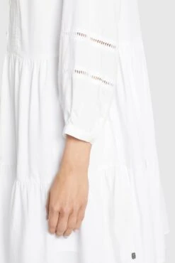 Khujo Robes Fluides Robe-chemise Crepes Femme Blanc 14 Khujo Robes Fluides Robe-chemise Crepes Femme Blanc -Khujo Boutique 535d2df1d110a71da2b178913ffc8a26