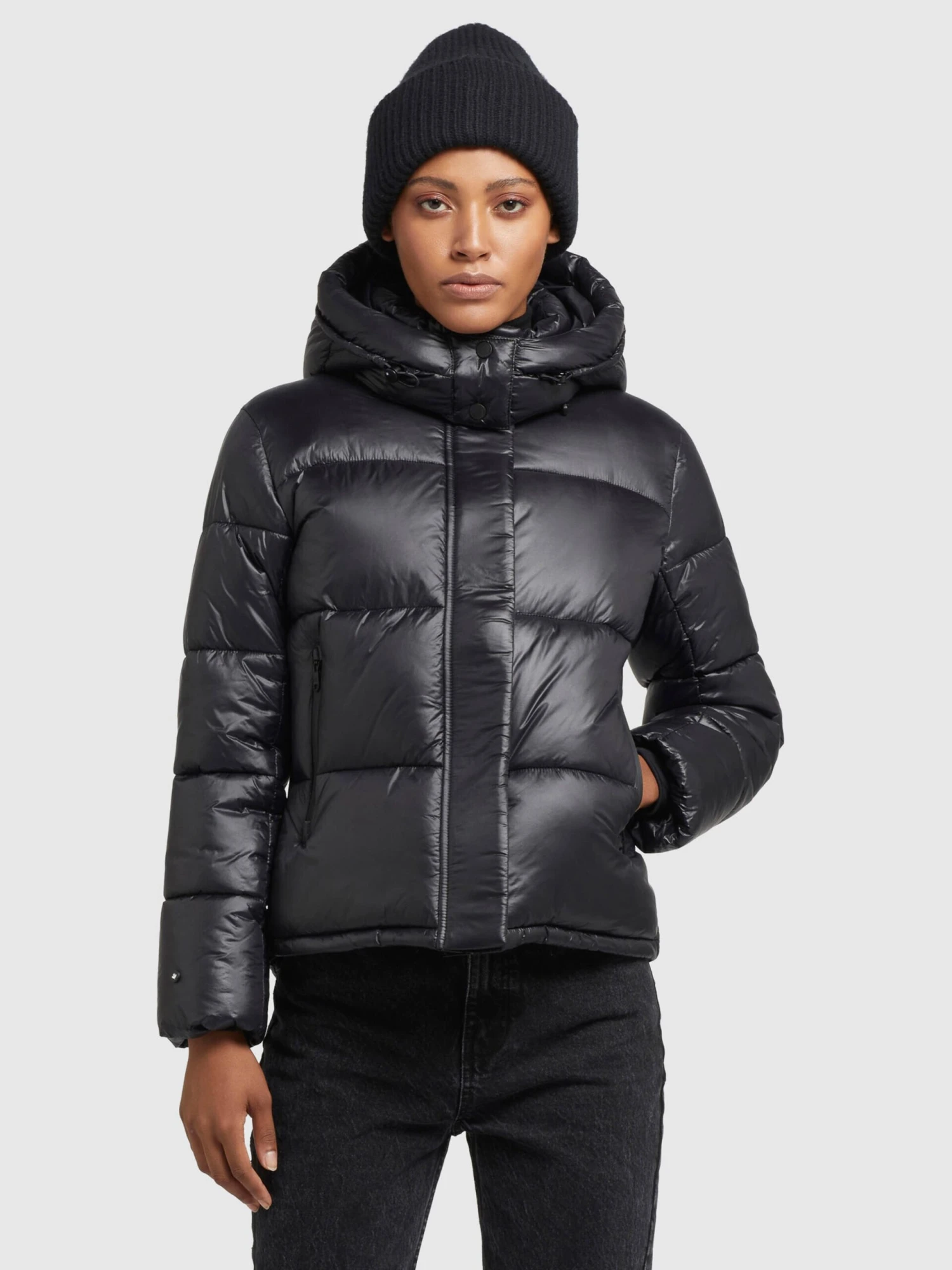 Khujo Vestes Dhiver Veste D’hiver Valona Femme Noir 2 Khujo Vestes Dhiver Veste D’hiver Valona Femme Noir - Image 2