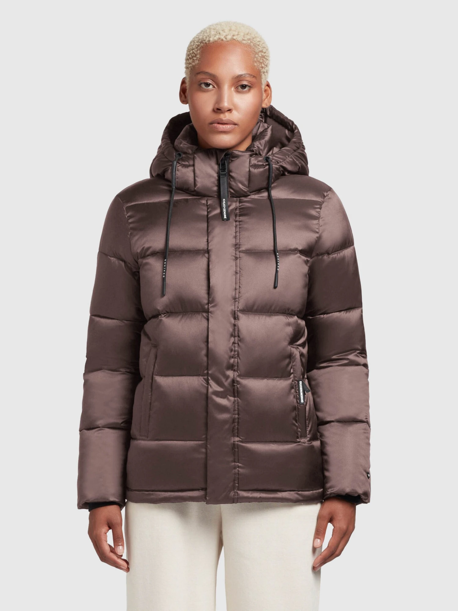 Khujo Vestes Dhiver Veste D’hiver Evona Femme Taupe 2 Khujo Vestes Dhiver Veste D’hiver Evona Femme Taupe - Image 2