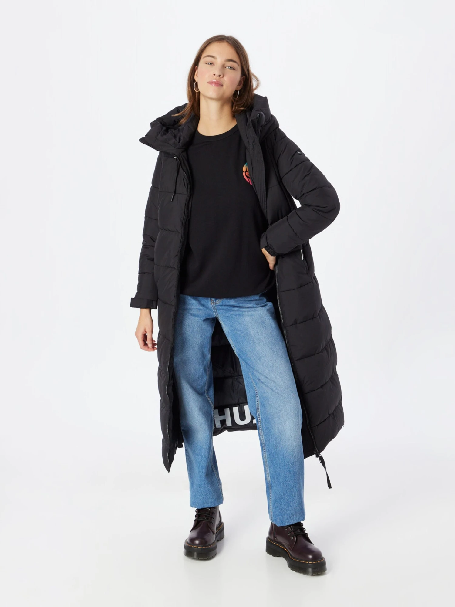 Khujo Manteaux Dhiver Manteau D’hiver Deria Femme Noir 4 Khujo Manteaux Dhiver Manteau D’hiver Deria Femme Noir - Image 4