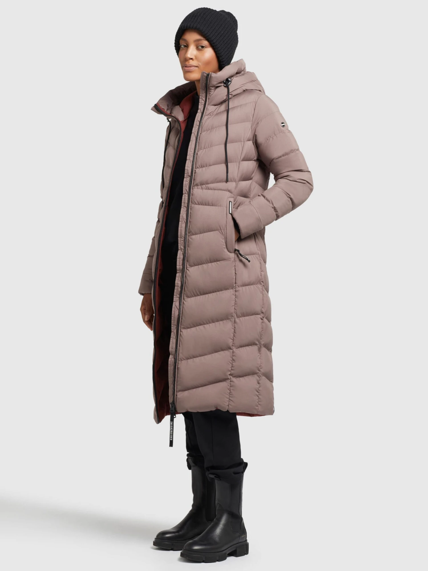 Khujo Manteaux Dhiver Manteau D’hiver Ingram2 Femme Taupe 3 Khujo Manteaux Dhiver Manteau D’hiver Ingram2 Femme Taupe - Image 3