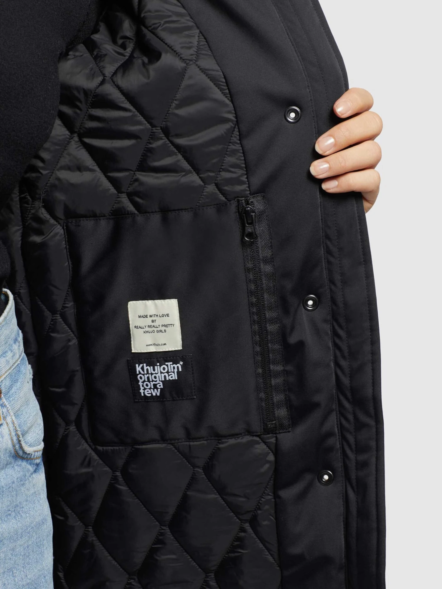 Khujo Manteaux Dhiver Manteau D’hiver Blossom Femme Noir 8 Khujo Manteaux Dhiver Manteau D’hiver Blossom Femme Noir - Image 8