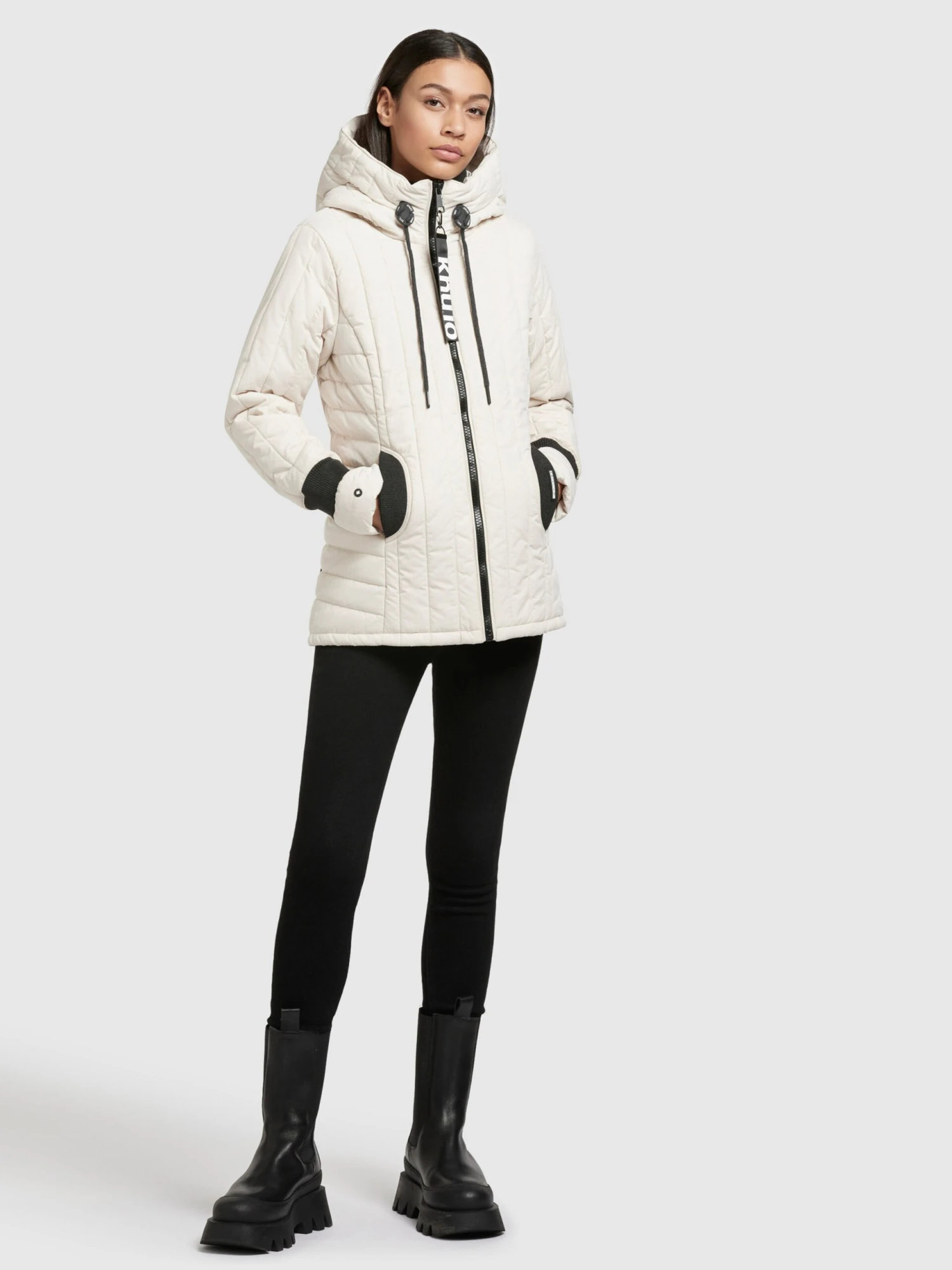 Khujo Vestes De Mi-saison Veste Mi-saison Tweety Femme Blanc Cassé 3 Khujo Vestes De Mi-saison Veste Mi-saison Tweety Femme Blanc Cassé - Image 3