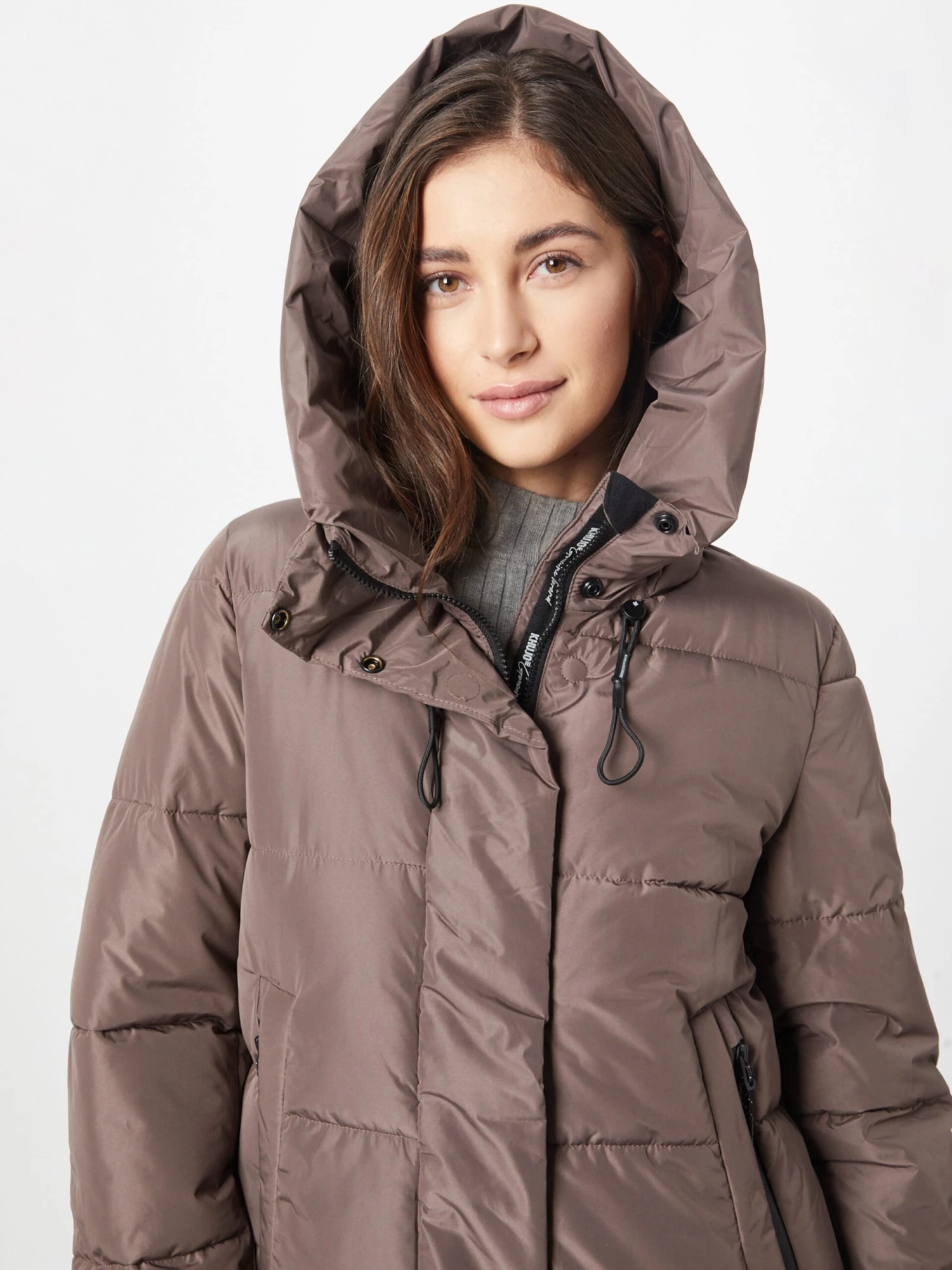 Khujo Manteaux De Mi-saison Manteau Mi-saison Soulani Femme Taupe 5 Khujo Manteaux De Mi-saison Manteau Mi-saison Soulani Femme Taupe - Image 5