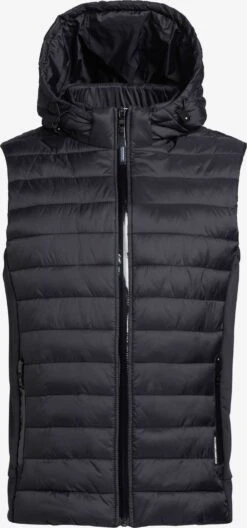 Khujo Boutique 25 Khujo Vestes Sans Manches Gilet Homme Noir