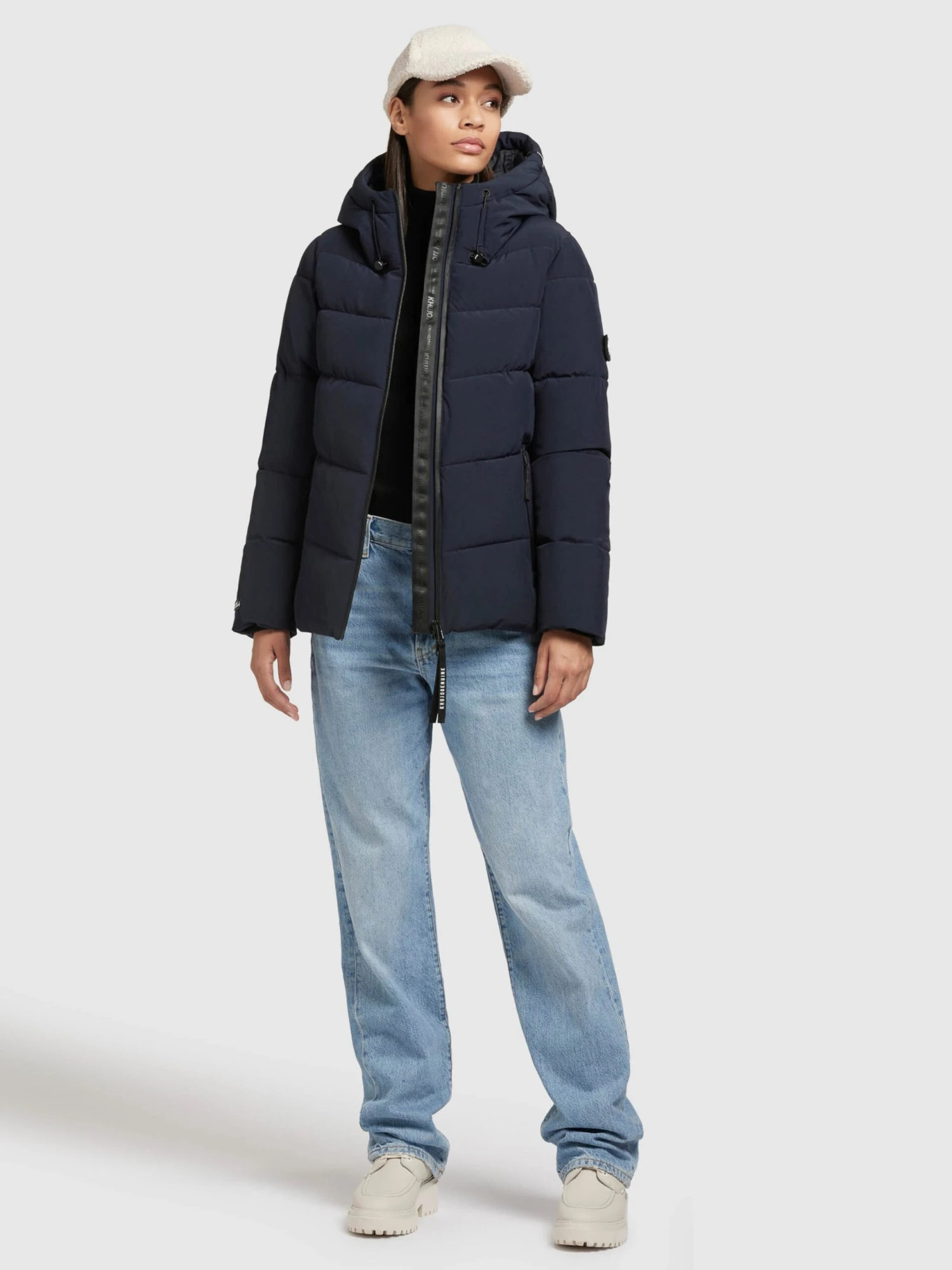 Khujo Vestes Dhiver Veste D’hiver Fames Femme Bleu Marine 6 Khujo Vestes Dhiver Veste D’hiver Fames Femme Bleu Marine - Image 6