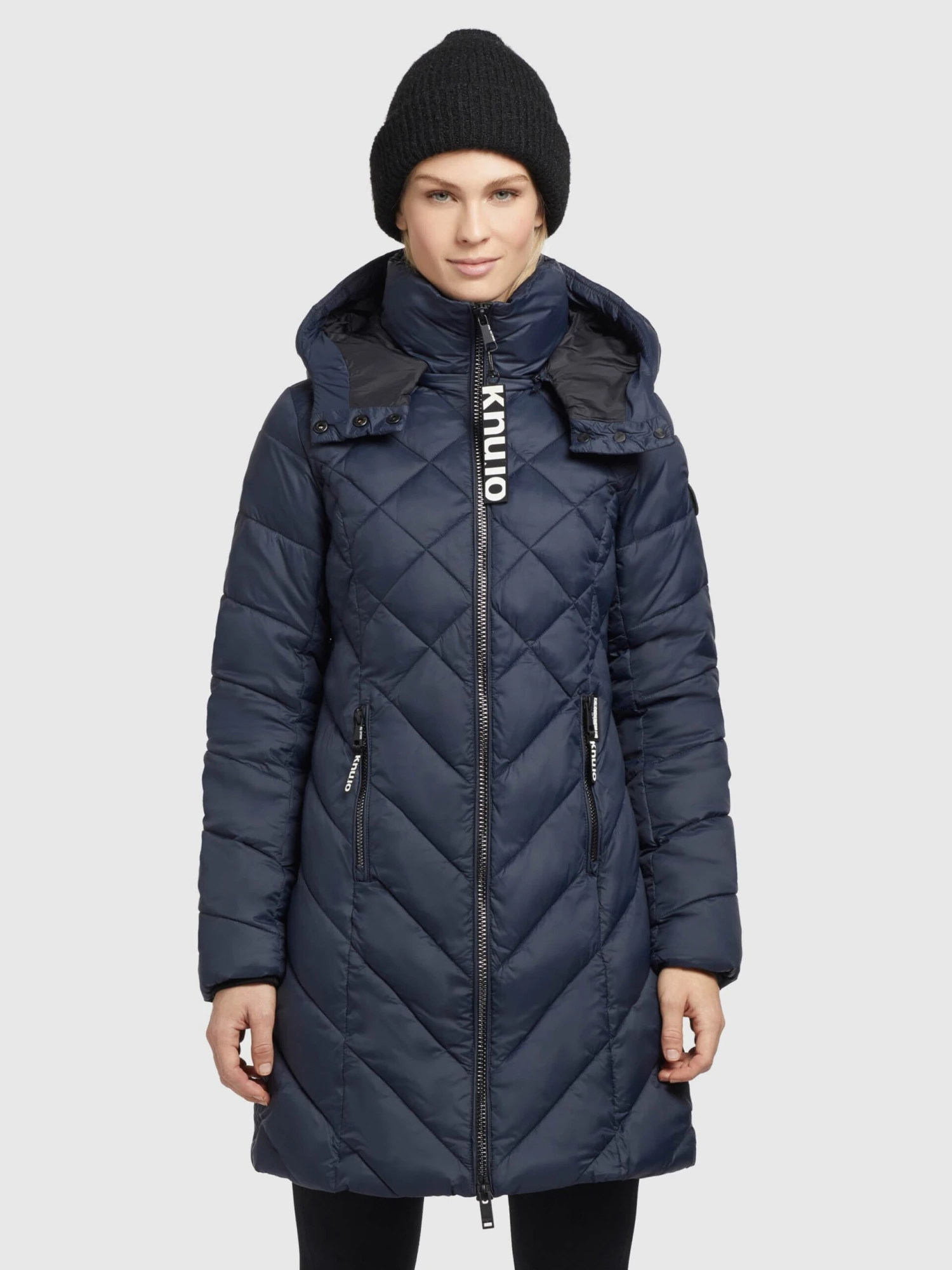 Khujo Manteaux De Mi-saison Manteau Mi-saison Aneth Femme Bleu Marine 2 Khujo Manteaux De Mi-saison Manteau Mi-saison Aneth Femme Bleu Marine - Image 2