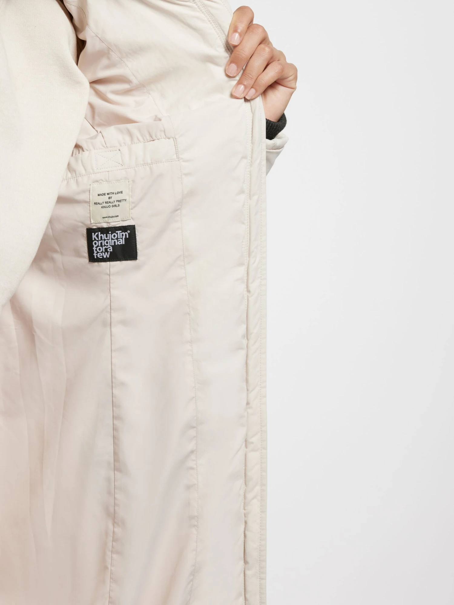 Khujo Manteaux Dhiver Manteau D’hiver Aribay 3 Femme Blanc Cassé 8 Khujo Manteaux Dhiver Manteau D’hiver Aribay 3 Femme Blanc Cassé - Image 8