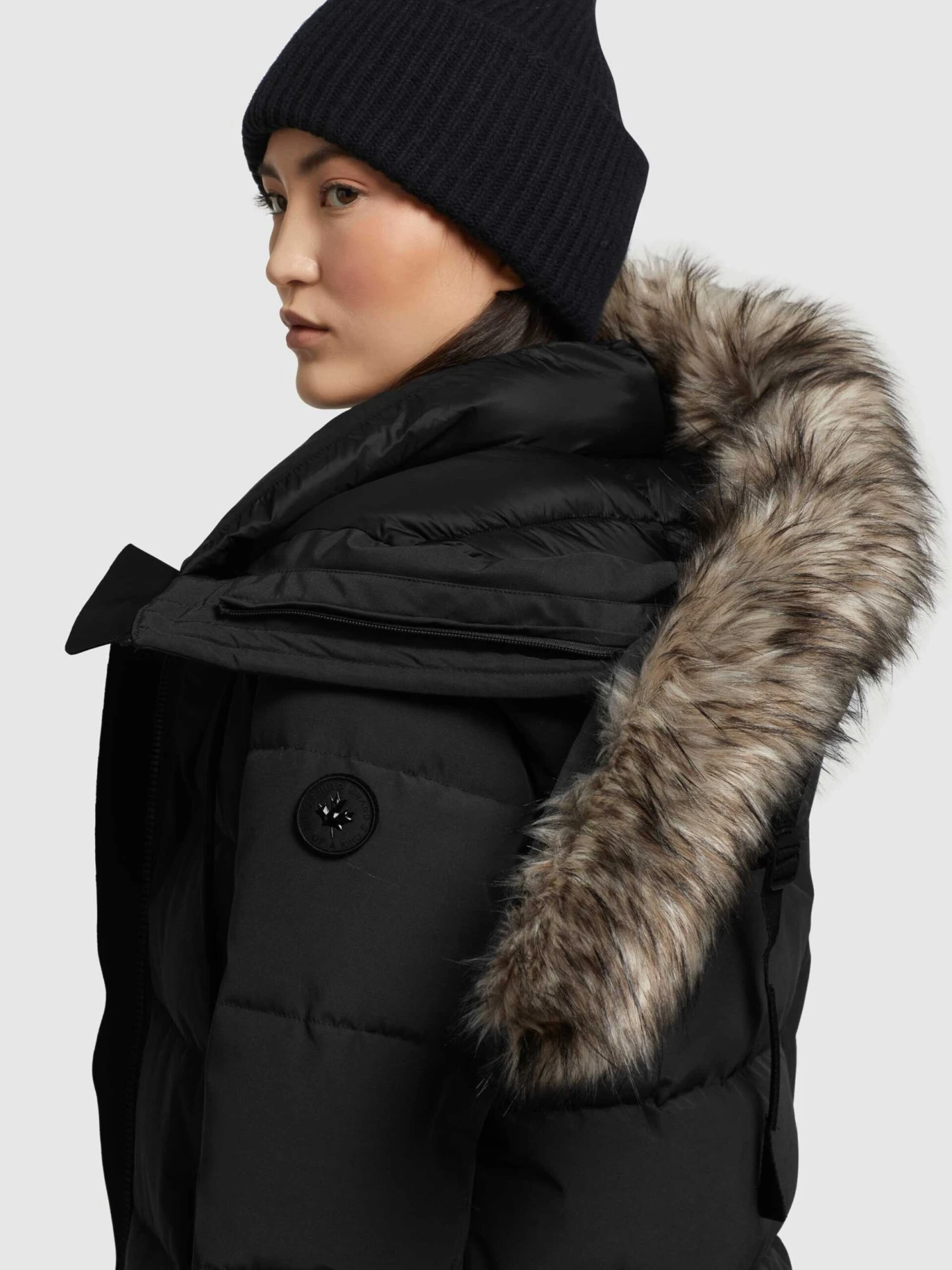 Khujo Manteaux Dhiver Manteau D’hiver LOLL Femme Noir 8 Khujo Manteaux Dhiver Manteau D’hiver LOLL Femme Noir - Image 8