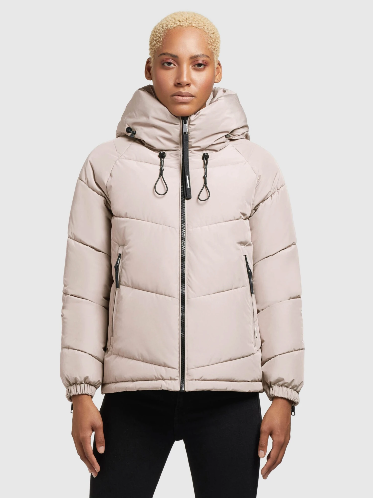 Khujo Vestes Matelassées Veste D’hiver Esila Femme Poudre 2 Khujo Vestes Matelassées Veste D’hiver Esila Femme Poudre - Image 2