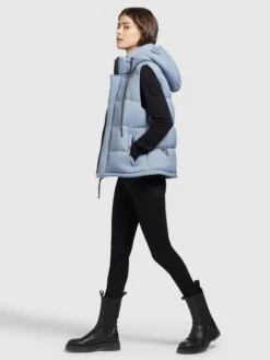 Khujo Vestes Sans Manches Gilet Eden Femme Bleu Clair 13 Khujo Vestes Sans Manches Gilet Eden Femme Bleu Clair -Khujo Boutique 5ab921c5a9167404599baf392faf9497