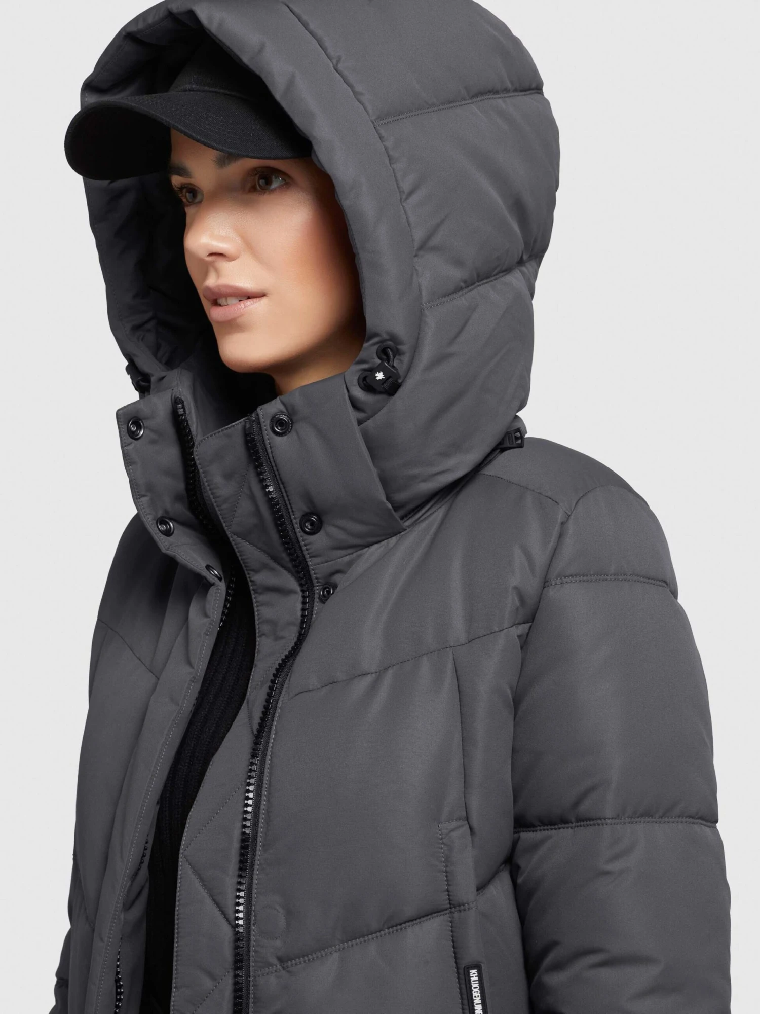 Khujo Manteaux Dhiver Manteau D’hiver Limetta Femme Graphite 7 Khujo Manteaux Dhiver Manteau D’hiver Limetta Femme Graphite - Image 7