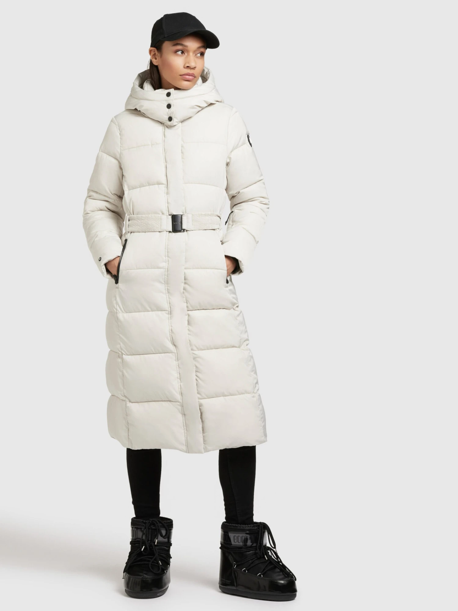 Khujo Manteaux Dhiver Manteau D’hiver Femme Blanc Cassé 2 Khujo Manteaux Dhiver Manteau D’hiver Femme Blanc Cassé - Image 2
