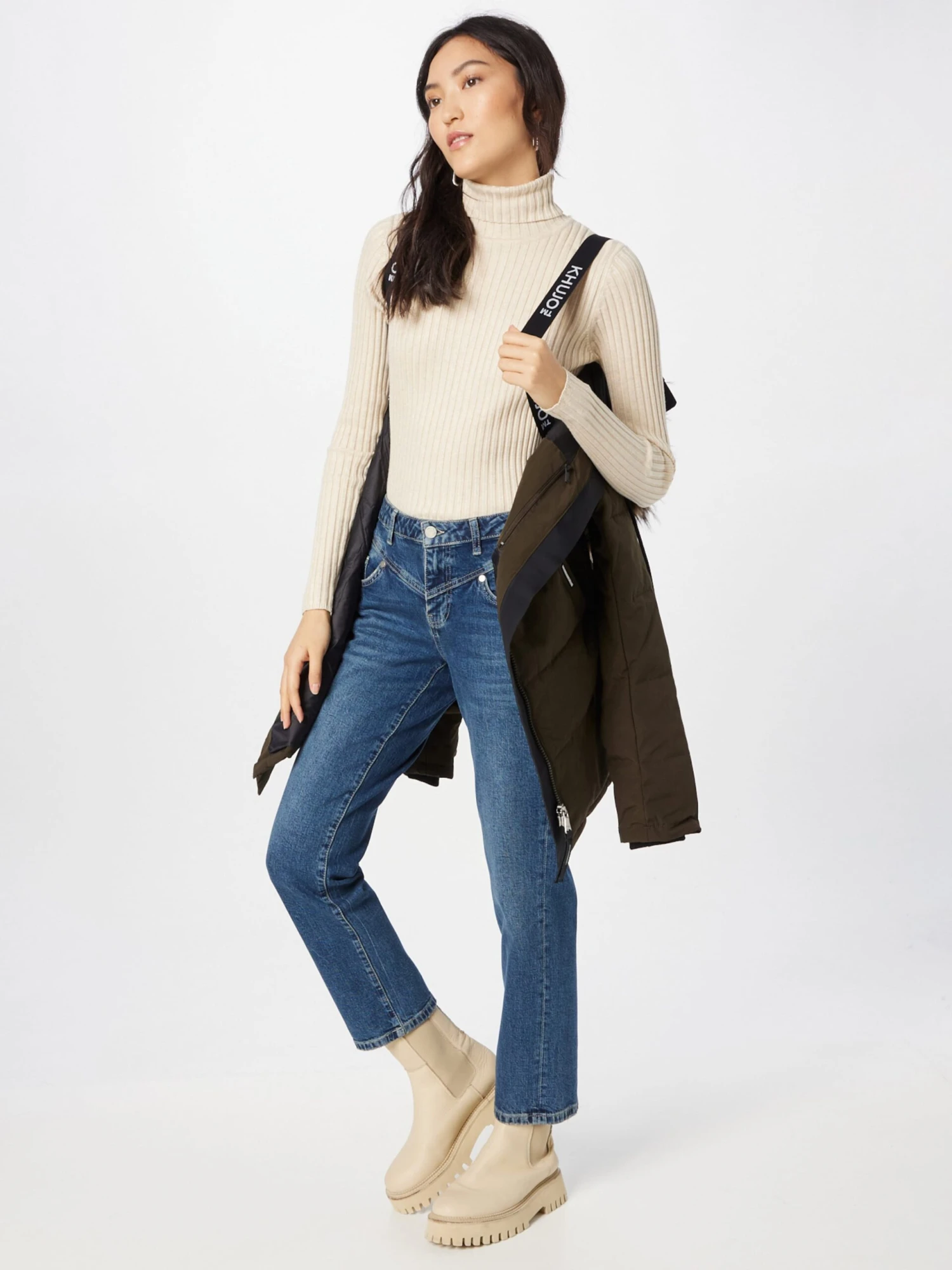Khujo Manteaux Dhiver Manteau D’hiver Cloren Femme Olive 5 Khujo Manteaux Dhiver Manteau D’hiver Cloren Femme Olive - Image 5