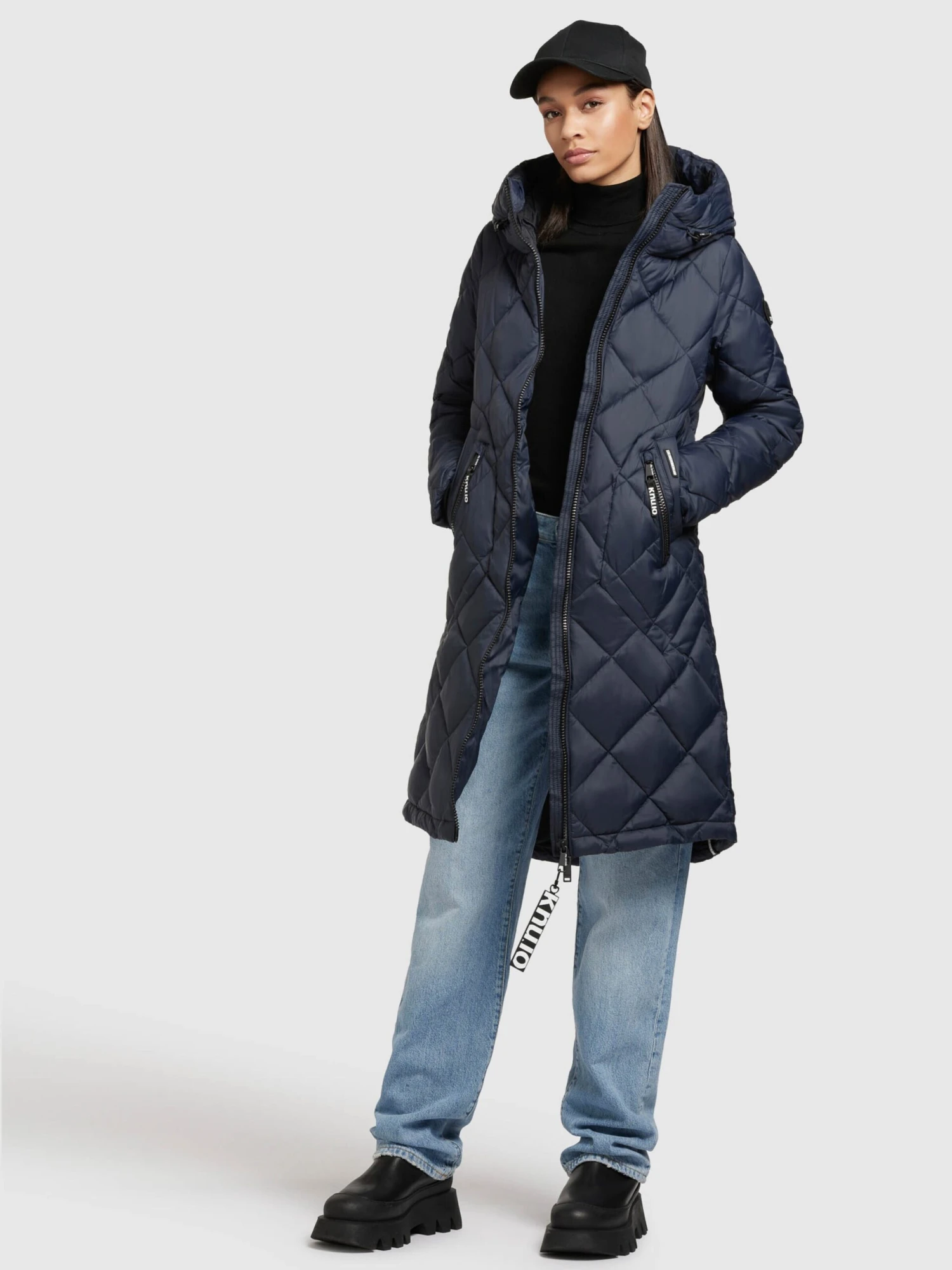 Khujo Manteaux De Mi-saison Manteau Mi-saison Zarita Femme Bleu Foncé 6 Khujo Manteaux De Mi-saison Manteau Mi-saison Zarita Femme Bleu Foncé - Image 6
