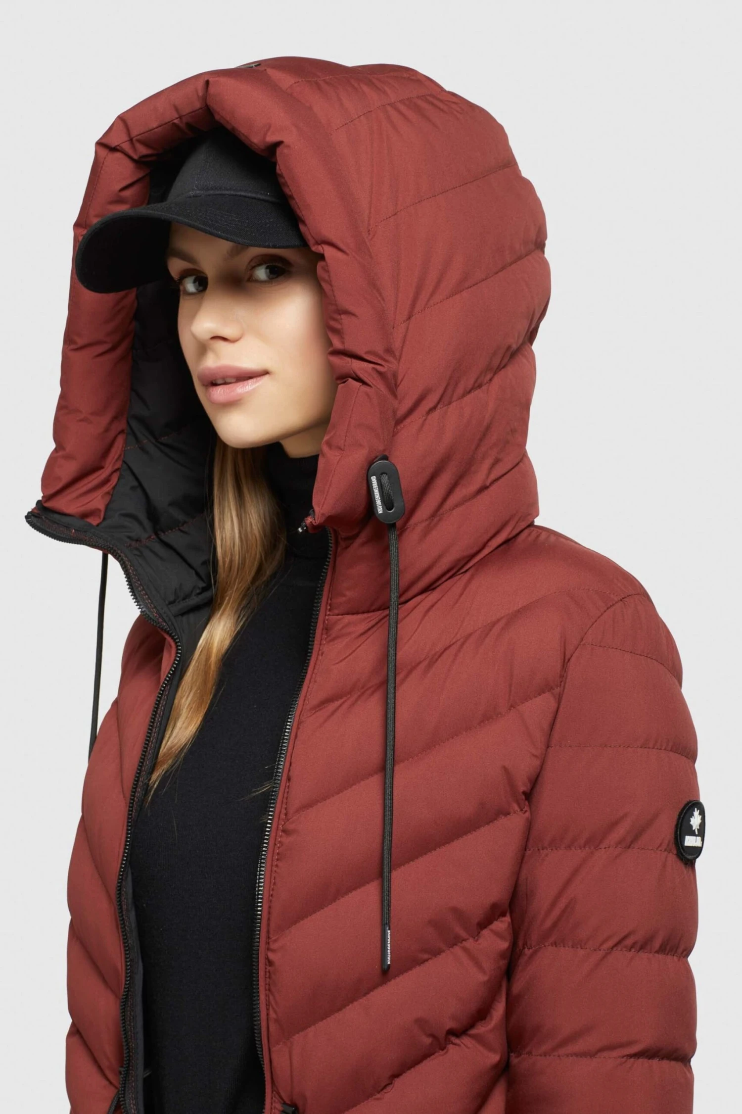 Khujo Vestes De Mi-saison Veste Mi-saison Noomi Femme Rouge Rouille 7 Khujo Vestes De Mi-saison Veste Mi-saison Noomi Femme Rouge Rouille - Image 7