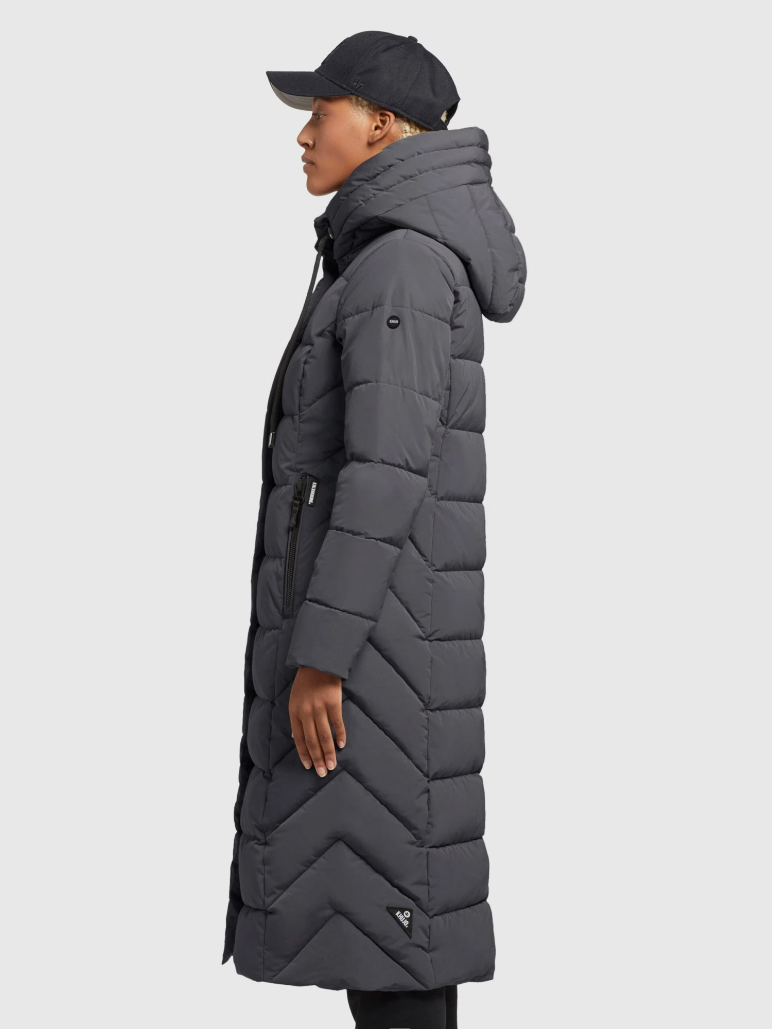 Khujo Manteaux Dhiver Manteau D’hiver Gamber Femme Anthracite 5 Khujo Manteaux Dhiver Manteau D’hiver Gamber Femme Anthracite - Image 5