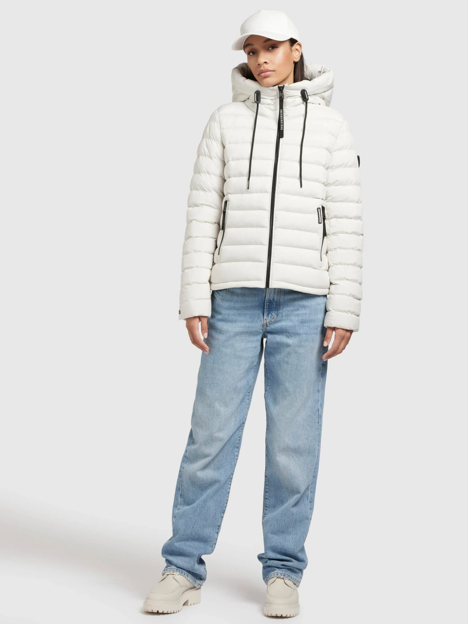 Khujo Vestes De Mi-saison Veste Mi-saison Lovina Femme Blanc 3 Khujo Vestes De Mi-saison Veste Mi-saison Lovina Femme Blanc - Image 3
