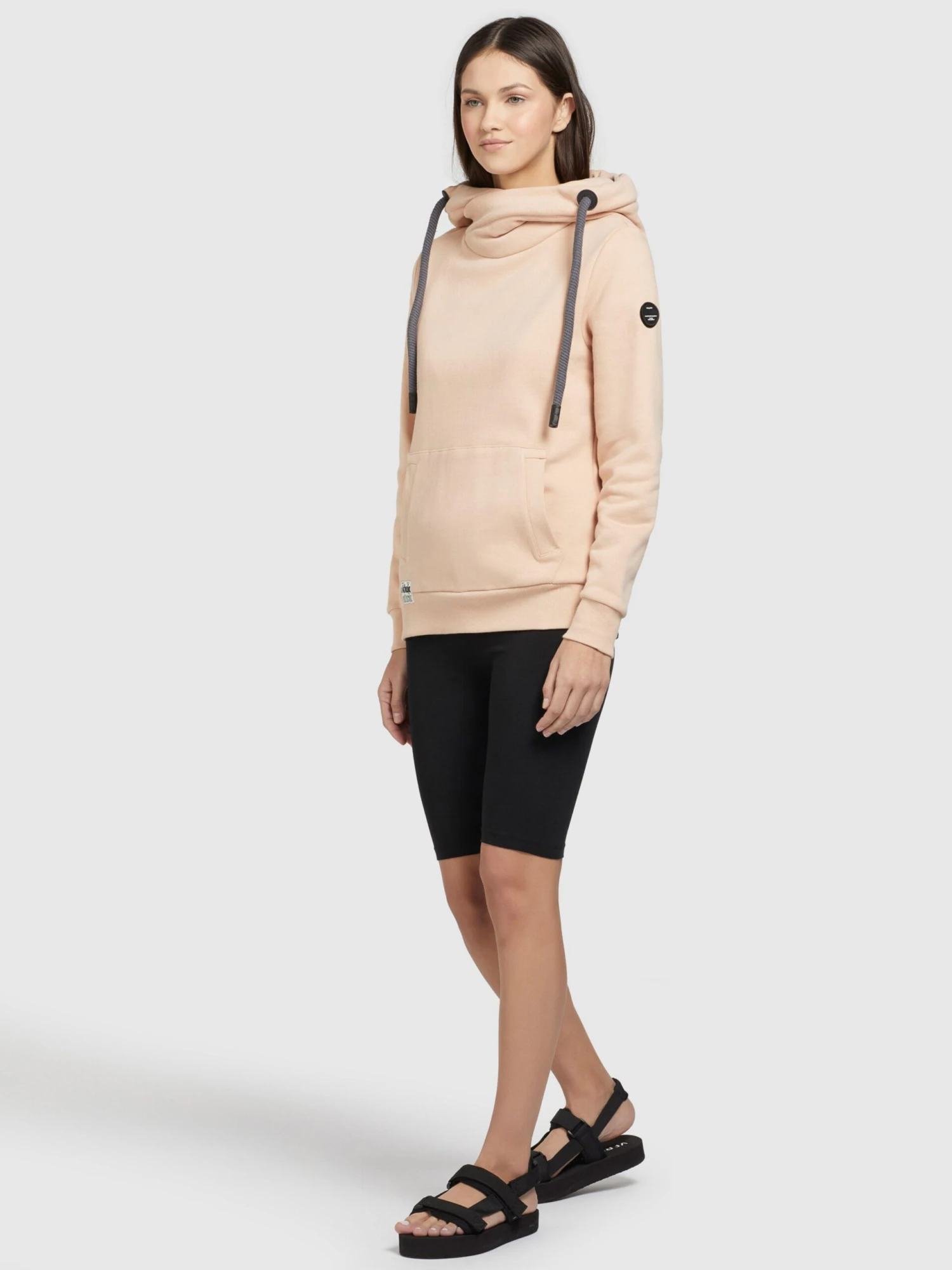 Khujo Sweats à Capuche Sweat-shirt Rhabea Femme Abricot 6 Khujo Sweats à Capuche Sweat-shirt Rhabea Femme Abricot - Image 6