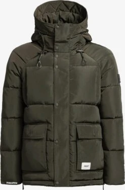Khujo Vestes Dhiver Veste D’hiver JEDI Homme Kaki