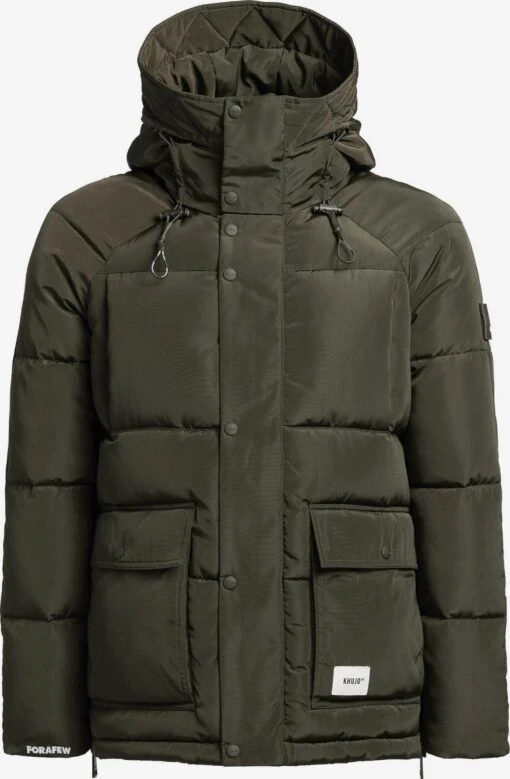 Khujo Vestes Dhiver Veste D’hiver JEDI Homme Kaki