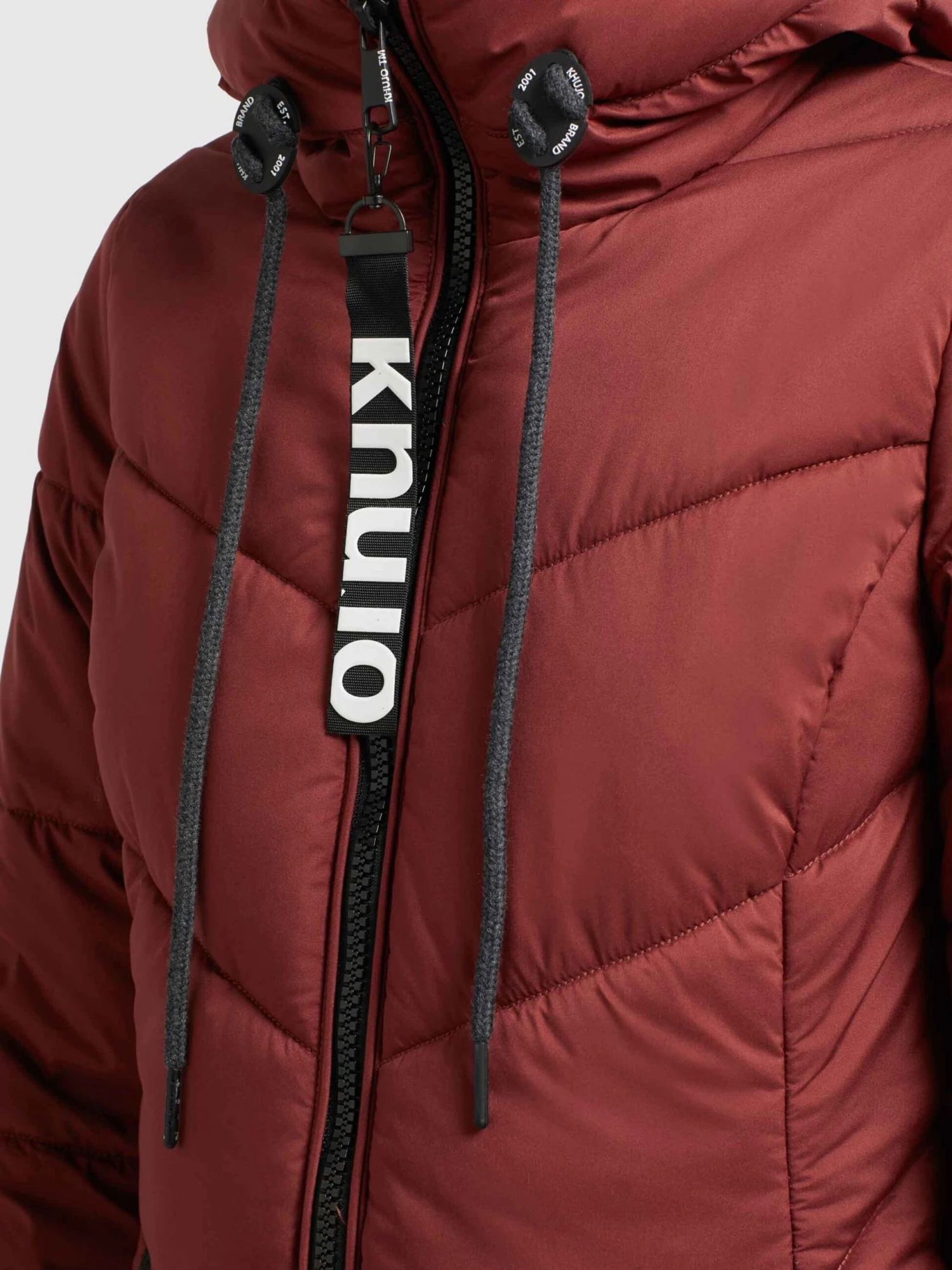 Khujo Manteaux De Mi-saison Manteau Mi-saison Aribay Femme Rouge Rouille 8 Khujo Manteaux De Mi-saison Manteau Mi-saison Aribay Femme Rouge Rouille - Image 8
