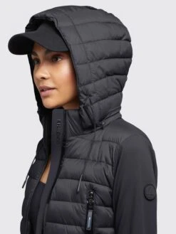 Khujo Vestes De Mi-saison Veste Mi-saison Dalis Matt Femme Noir -Khujo Boutique 5df6cffc63b81bc1c7fc292d393977fd