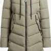 Khujo Manteaux Dhiver Manteau D’hiver KLAYD Femme Kaki