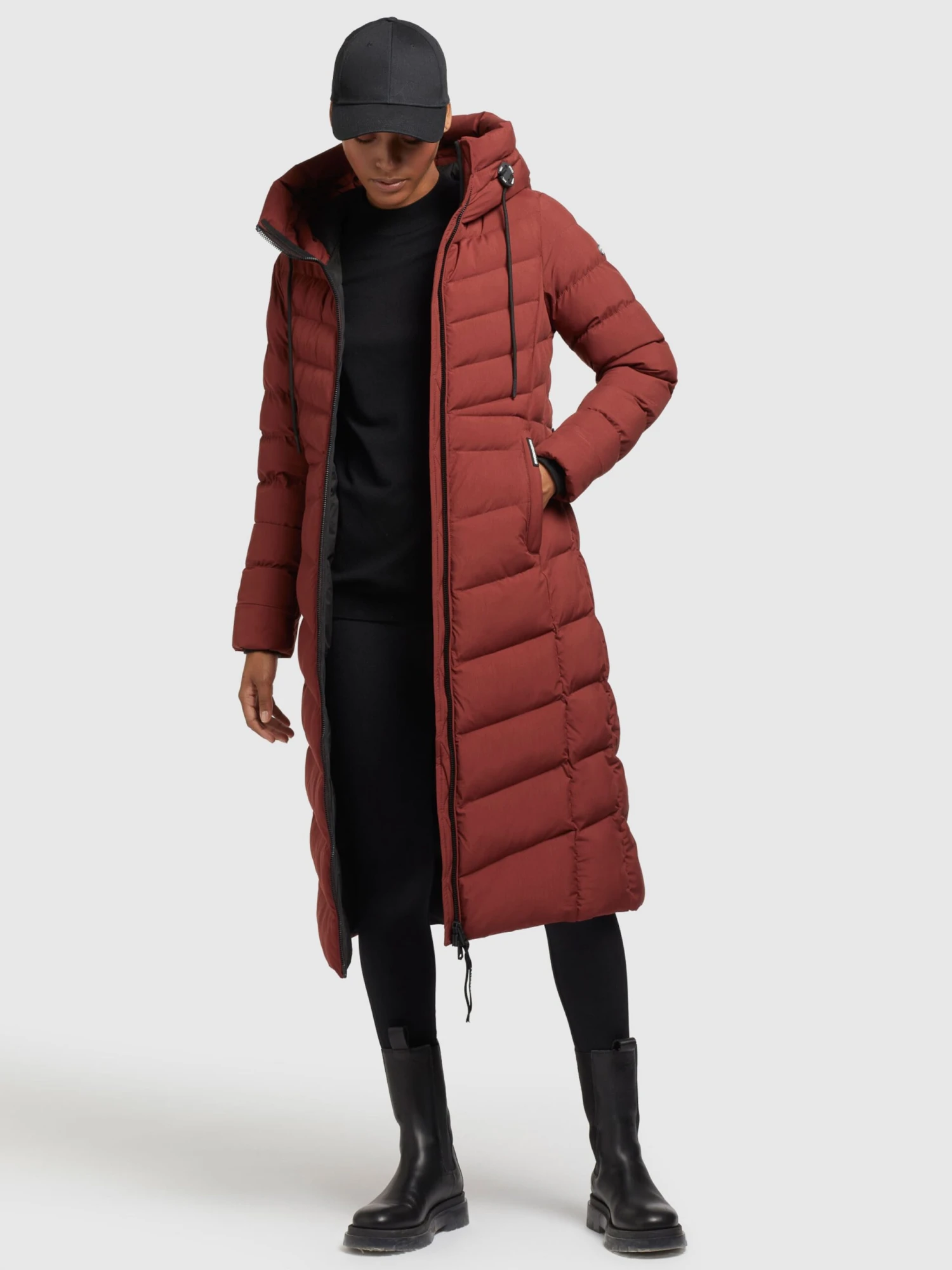Khujo Manteaux Dhiver Manteau D’hiver Ingram Femme Rouge Rouille 6 Khujo Manteaux Dhiver Manteau D’hiver Ingram Femme Rouge Rouille - Image 6