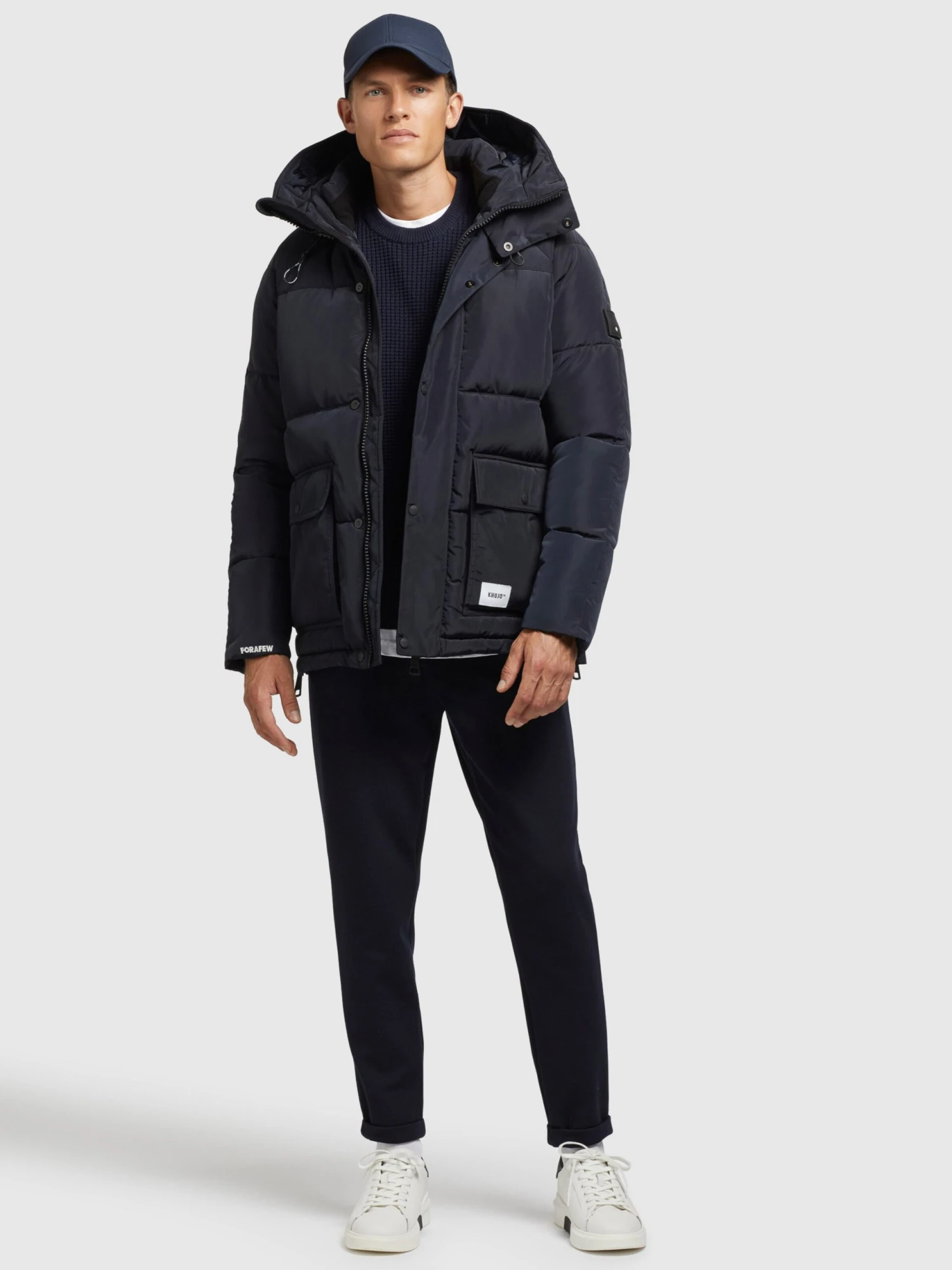 Khujo Vestes Dhiver Veste D’hiver Jedi Homme Bleu Foncé 3 Khujo Vestes Dhiver Veste D’hiver Jedi Homme Bleu Foncé - Image 3