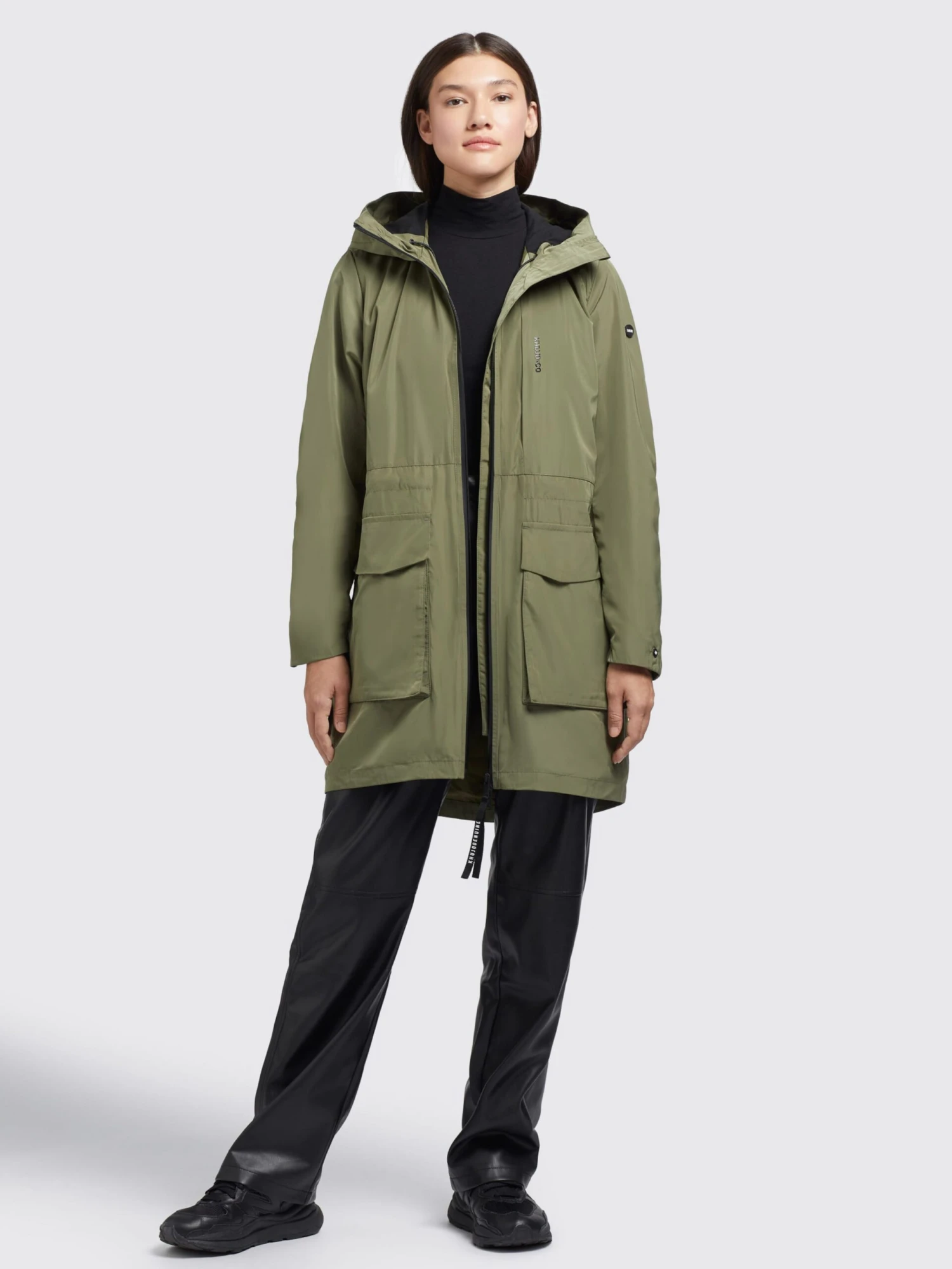 Khujo Manteaux De Mi-saison Manteau Mi-saison Ging Femme Olive 5 Khujo Manteaux De Mi-saison Manteau Mi-saison Ging Femme Olive - Image 5