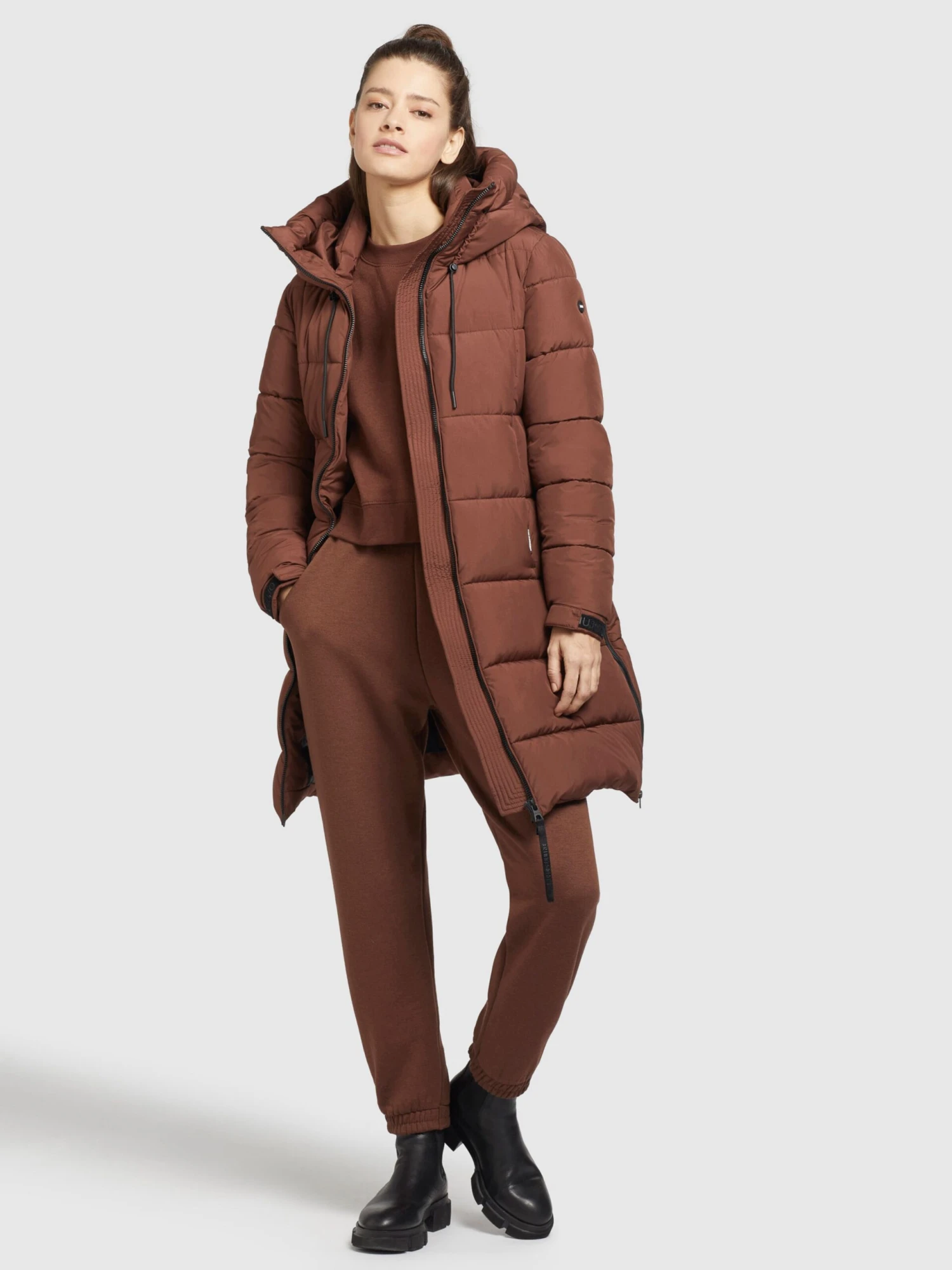 Khujo Manteaux Dhiver Manteau D’hiver Youma Femme Caramel 3 Khujo Manteaux Dhiver Manteau D’hiver Youma Femme Caramel - Image 3