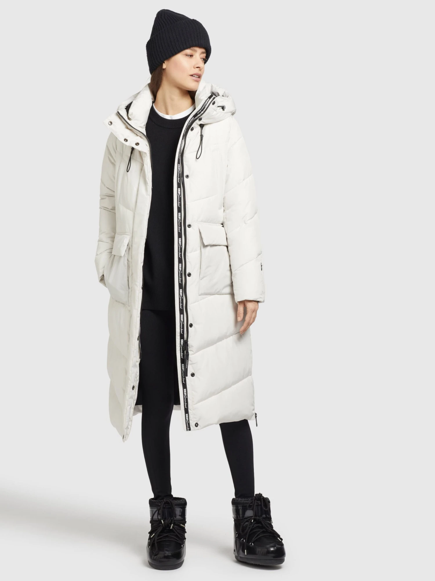 Khujo Manteaux Dhiver Manteau D’hiver Elvita Femme Blanc Cassé 3 Khujo Manteaux Dhiver Manteau D’hiver Elvita Femme Blanc Cassé - Image 3