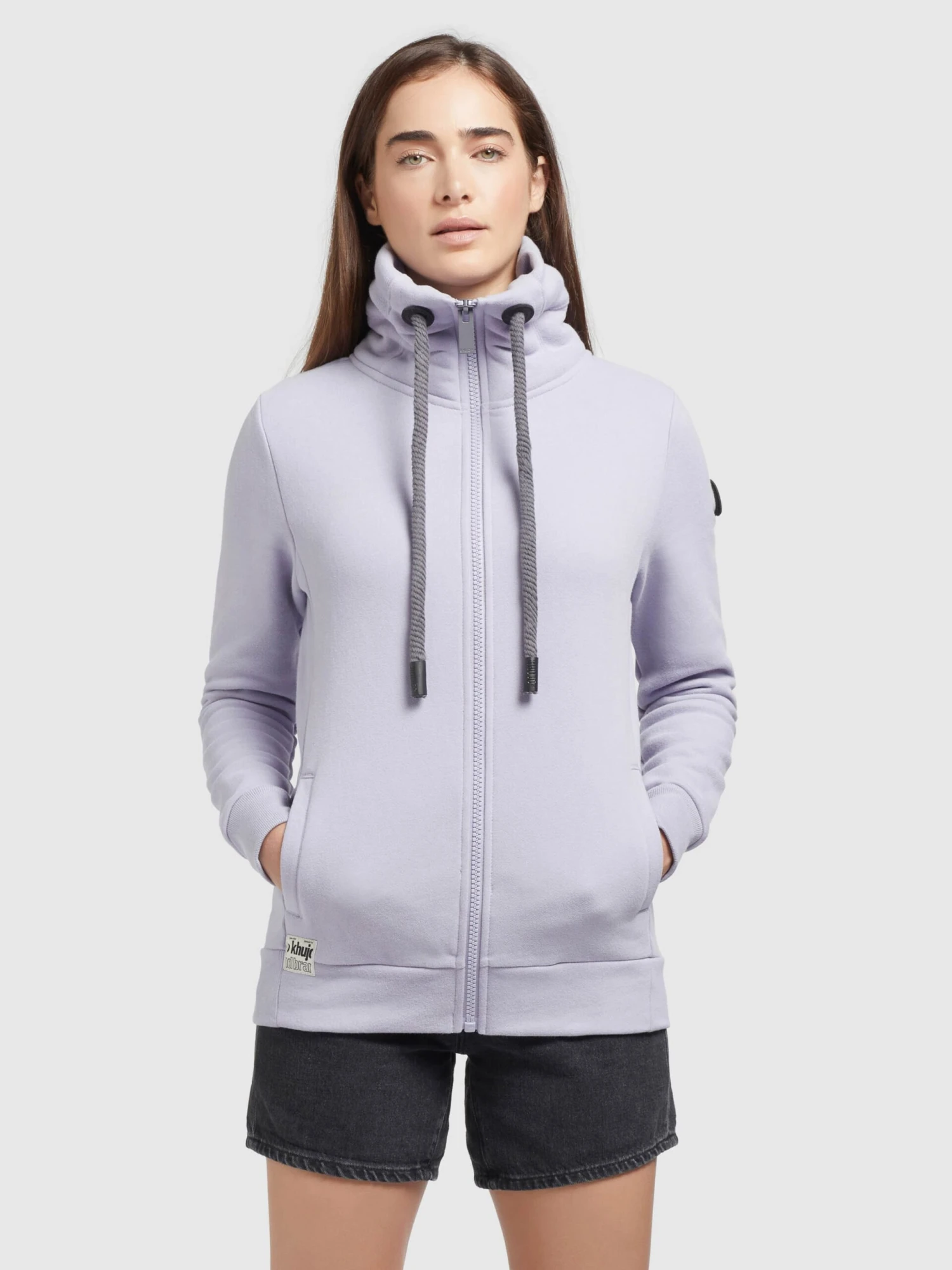 Khujo Sweats Zippés Veste De Survêtement Totsta Femme Lavande 2 Khujo Sweats Zippés Veste De Survêtement Totsta Femme Lavande - Image 2