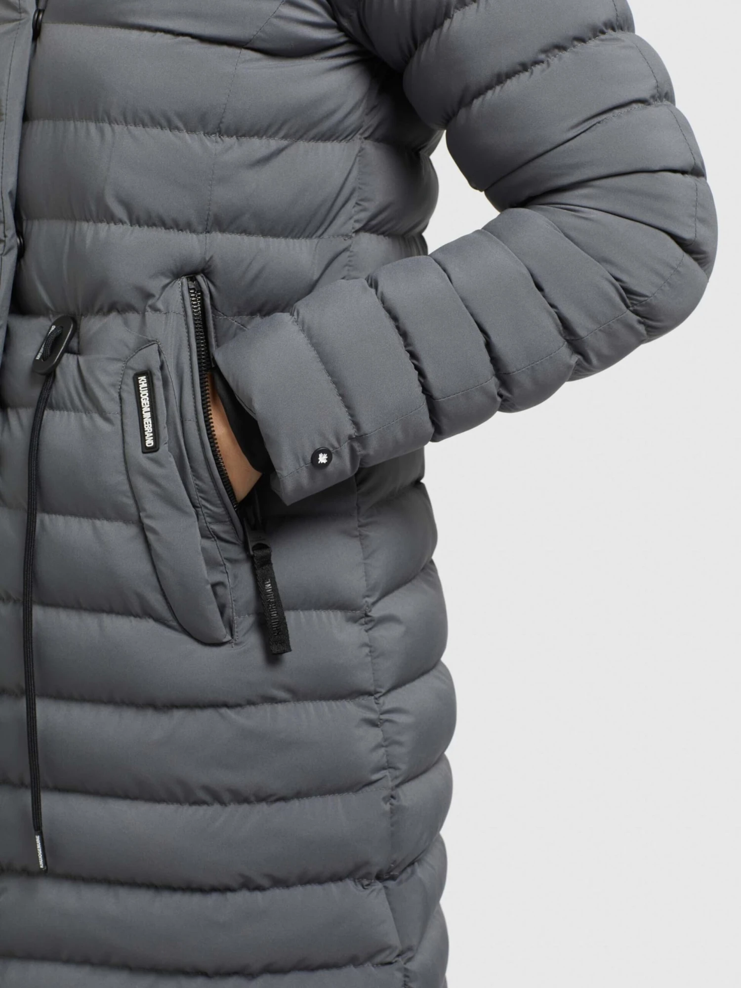 Khujo Manteaux Dhiver Manteau D’hiver Niana Femme Anthracite 8 Khujo Manteaux Dhiver Manteau D’hiver Niana Femme Anthracite - Image 8