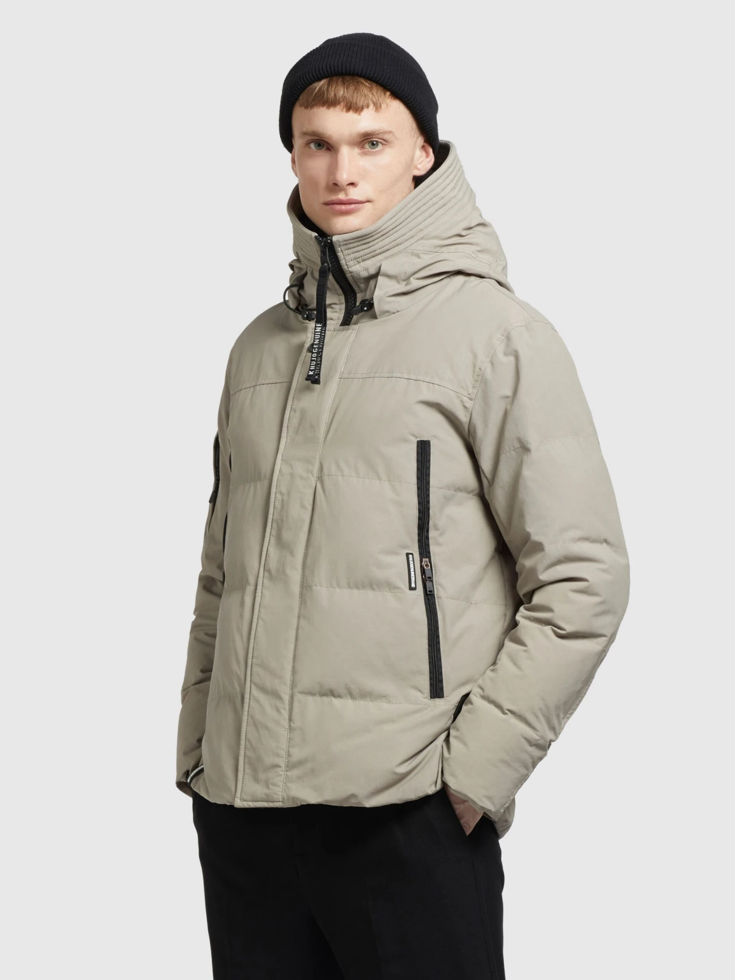 Khujo Vestes De Mi-saison Veste Mi-saison Tateno Homme Gris 5 Khujo Vestes De Mi-saison Veste Mi-saison Tateno Homme Gris - Image 5