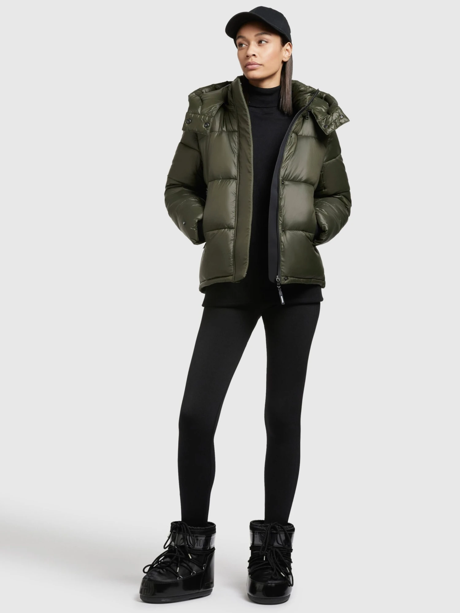 Khujo Vestes Dhiver Veste D’hiver Valona Femme Vert Foncé 3 Khujo Vestes Dhiver Veste D’hiver Valona Femme Vert Foncé - Image 3