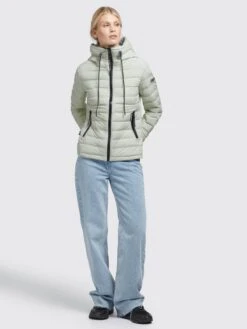 Khujo Vestes De Mi-saison Veste Mi-saison LOVINA4 Femme Vert -Khujo Boutique 635034d8ca2015217bc022685409ce07