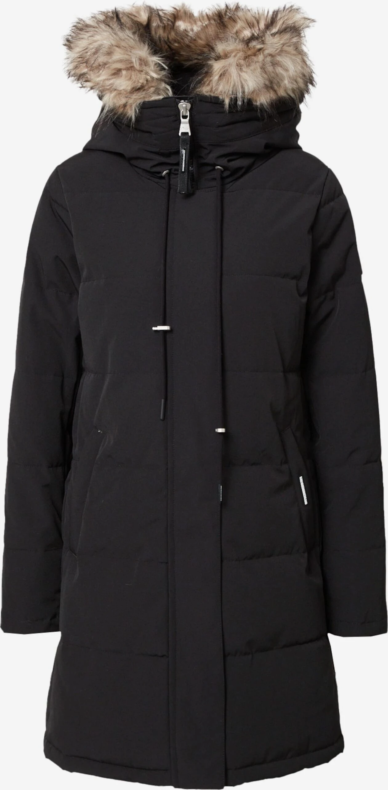 Khujo Manteaux Dhiver Manteau D’hiver Cloren Femme Noir 1 Khujo Manteaux Dhiver Manteau D’hiver Cloren Femme Noir
