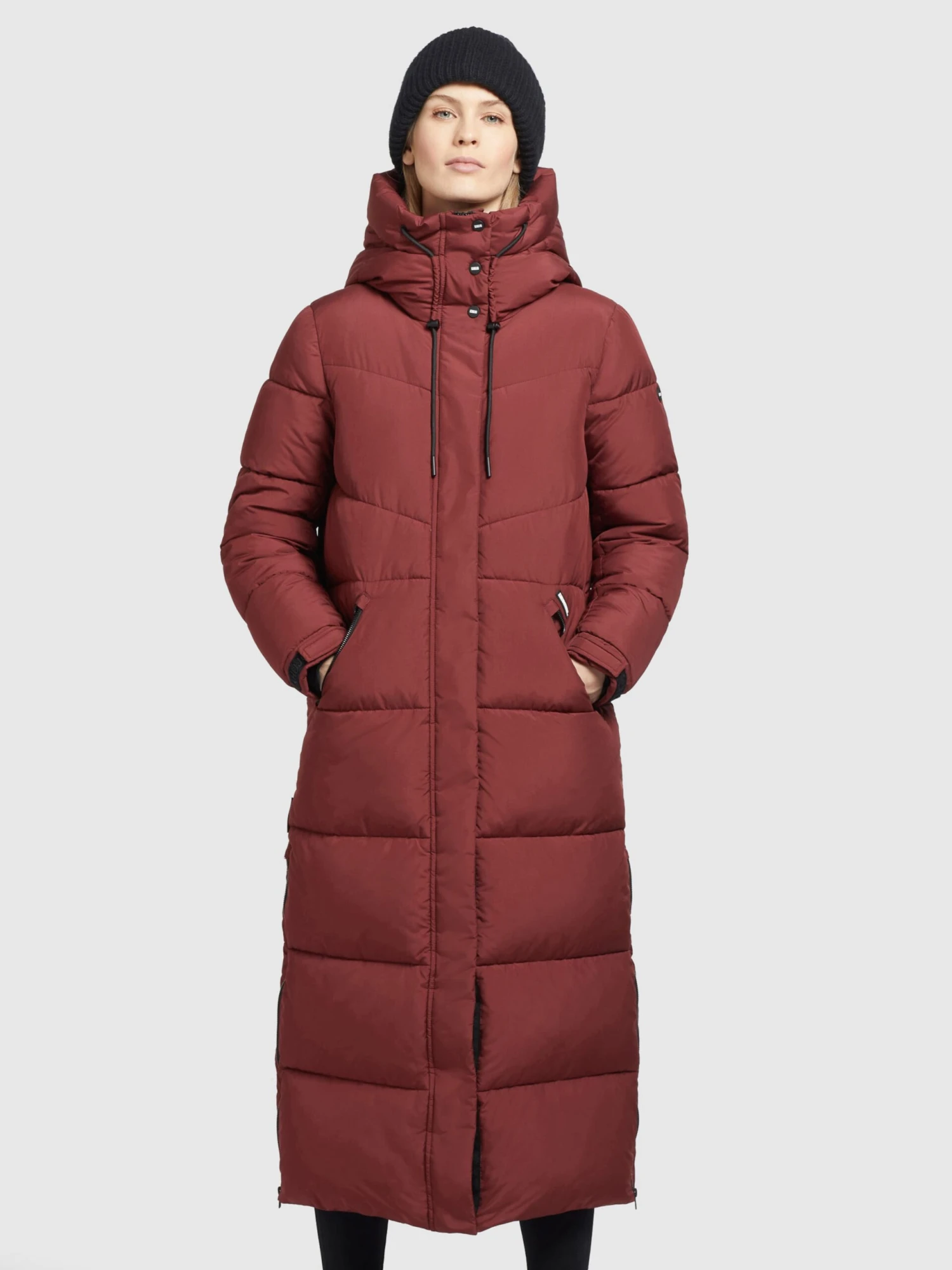 Khujo Manteaux Dhiver Manteau D’hiver Shimanta 2 Femme Rouge Rouille 2 Khujo Manteaux Dhiver Manteau D’hiver Shimanta 2 Femme Rouge Rouille - Image 2
