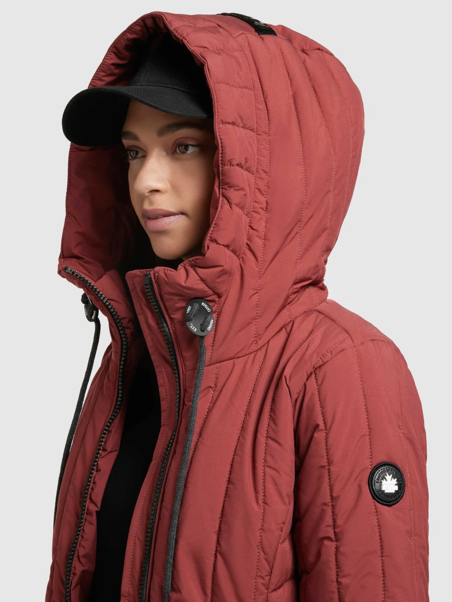 Khujo Vestes Dhiver Veste D’hiver Tweety Femme Rouge Rouille 7 Khujo Vestes Dhiver Veste D’hiver Tweety Femme Rouge Rouille - Image 7