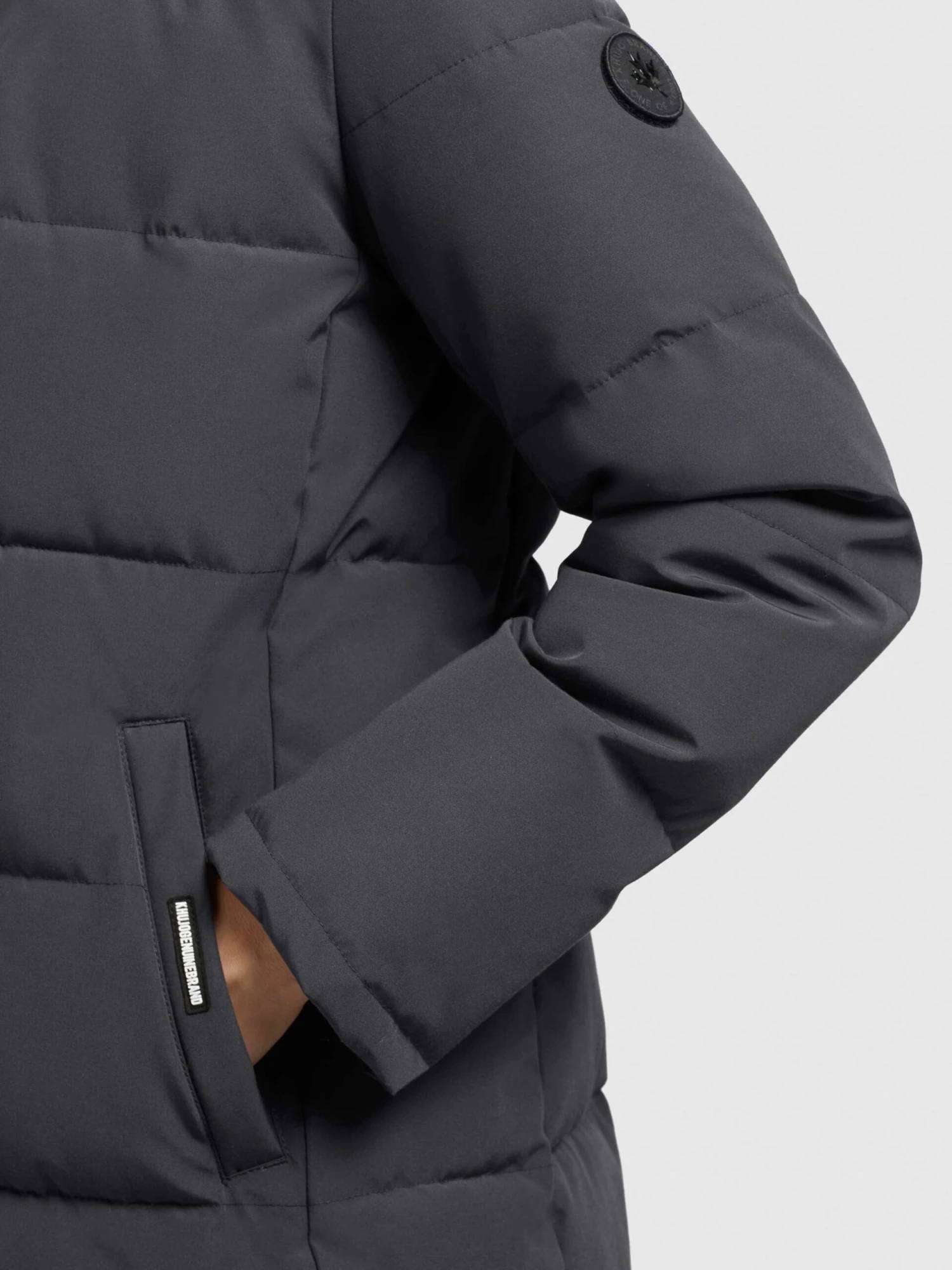 Khujo Manteaux Dhiver Manteau D’hiver Rugg Femme Graphite 8 Khujo Manteaux Dhiver Manteau D’hiver Rugg Femme Graphite - Image 8