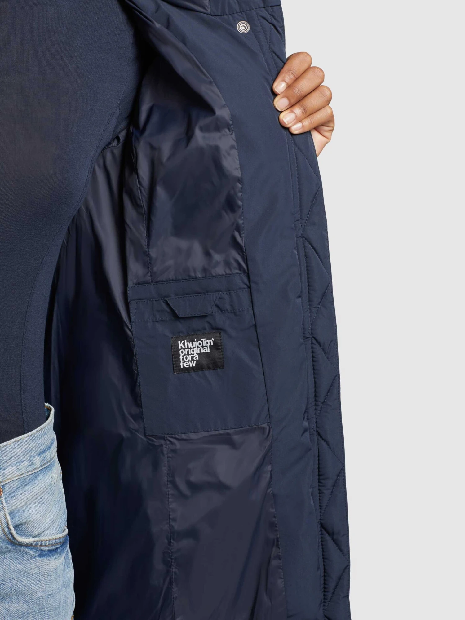 Khujo Manteaux Dhiver Manteau D’hiver Gamber Femme Bleu Foncé 8 Khujo Manteaux Dhiver Manteau D’hiver Gamber Femme Bleu Foncé - Image 8