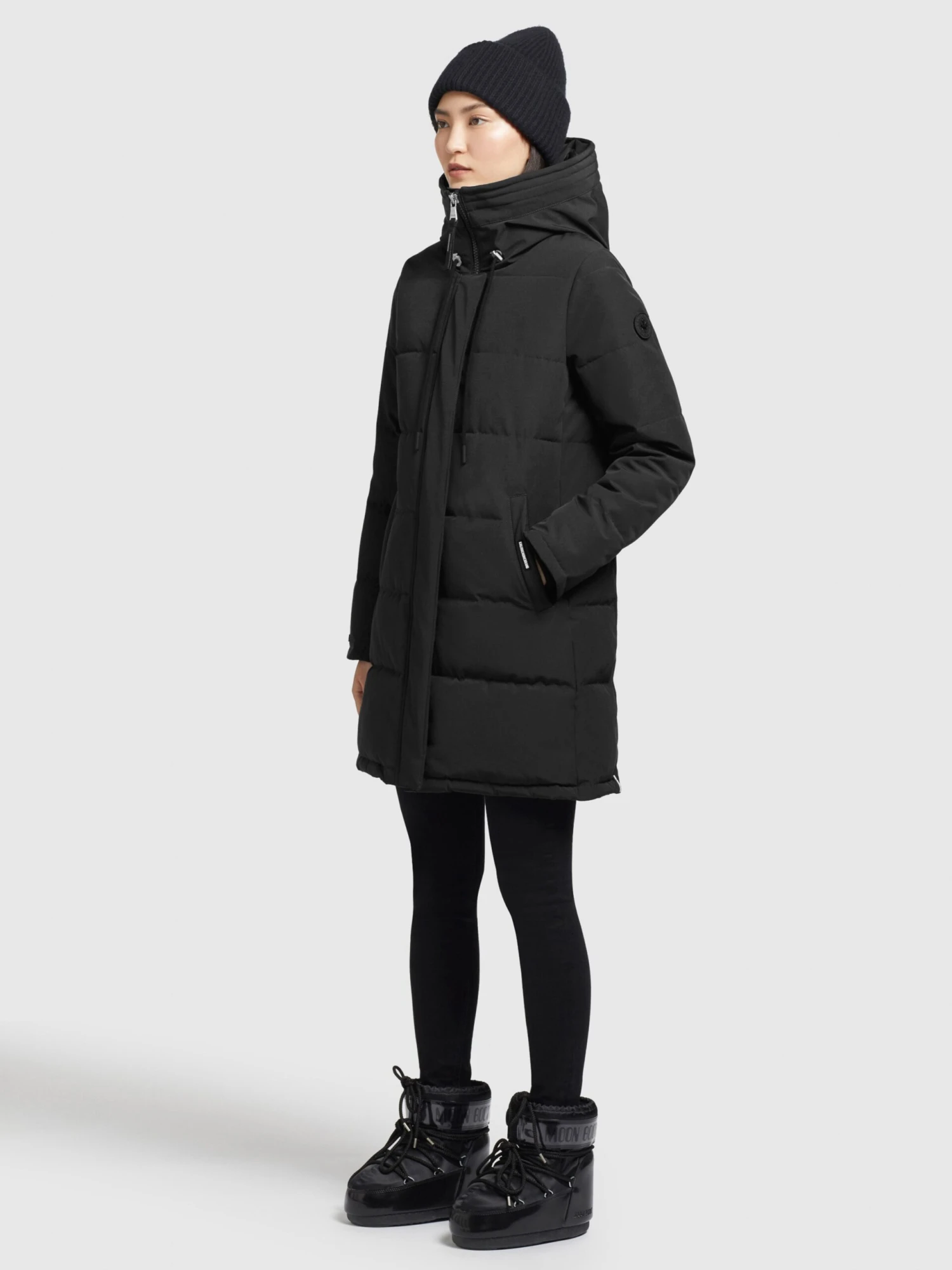 Khujo Manteaux Courts Manteau D’hiver Mats Femme Noir 5 Khujo Manteaux Courts Manteau D’hiver Mats Femme Noir - Image 5