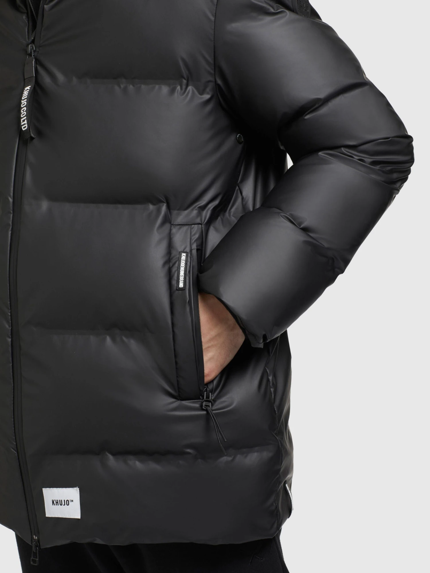 Khujo Vestes De Mi-saison Veste Mi-saison Nabor Homme Noir 8 Khujo Vestes De Mi-saison Veste Mi-saison Nabor Homme Noir - Image 8